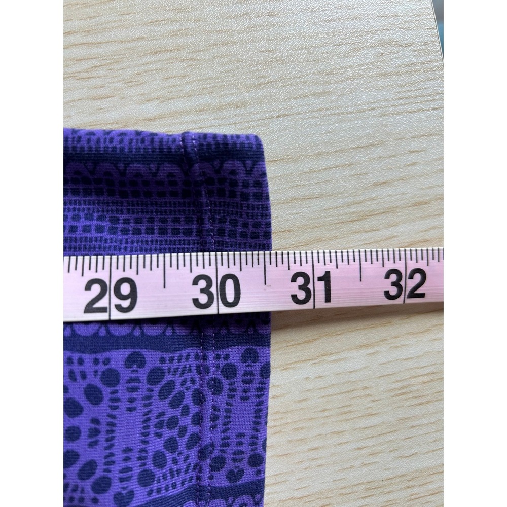 Prana Dress Womens S Purple Quinn Geometric tribal Print Strappy Active hiking - Picture 5 of 8